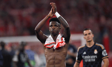 Vinicius hits two as Real Madrid eye final after snatching draw at Bayern