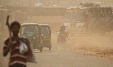 Dhaka's air ‘unhealthy’ this morning