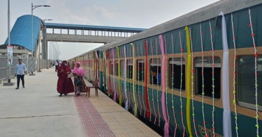 Two commuter trains inaugurated on Rajbari-Bhanga-Dhaka route